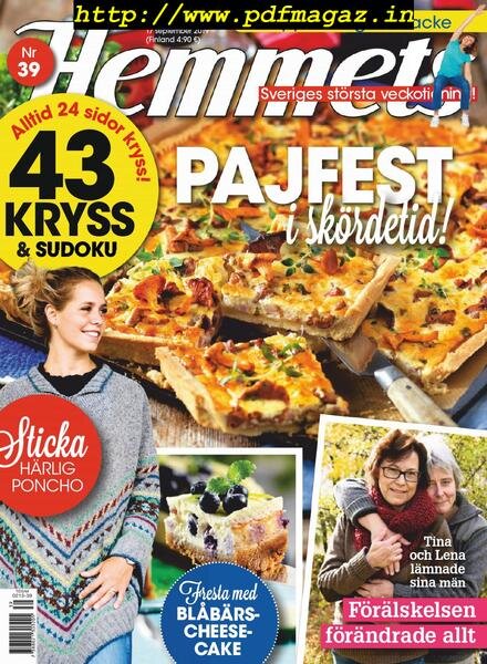 Hemmets Veckotidning – 17 september 2019 Cover