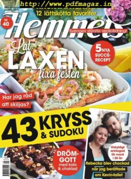 Hemmets Veckotidning – 24 september 2019