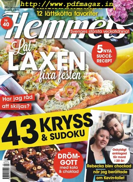 Hemmets Veckotidning – 24 september 2019 Cover