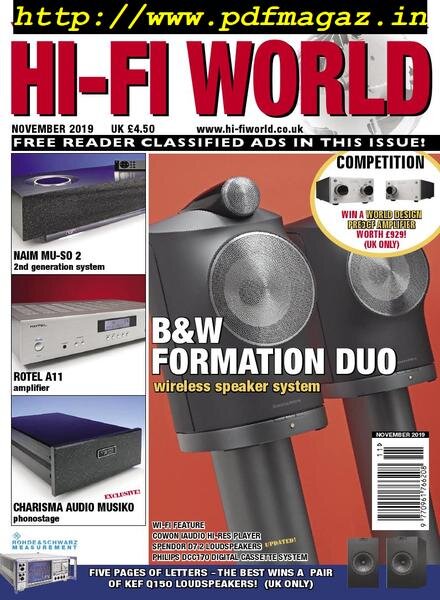 Hi-Fi World – November 2019 Cover
