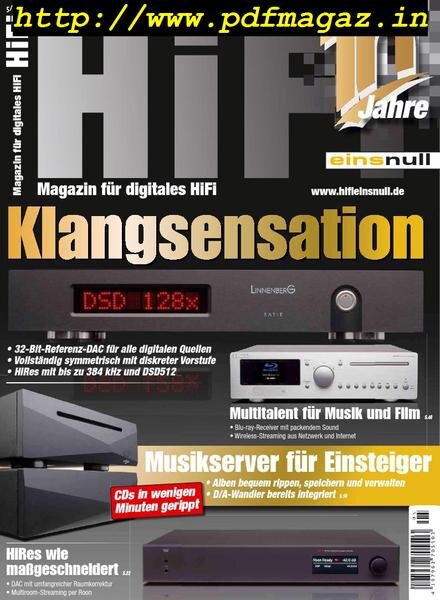 Hifi Einsnull – November-Dezember 2019 Cover