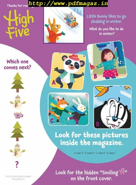 Highlights High Five – December 2019 Cover