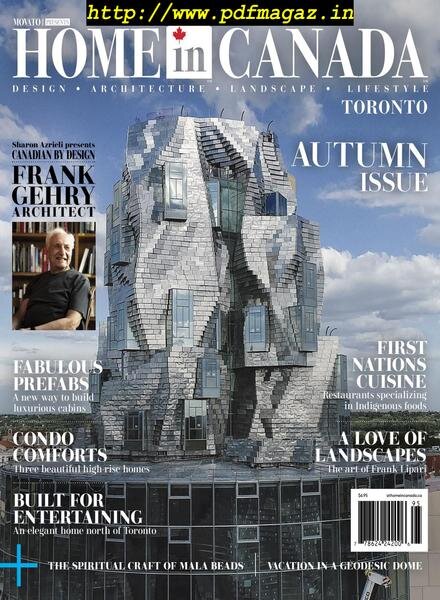 Home In Canada – Toronto – Autumn 2019 Cover