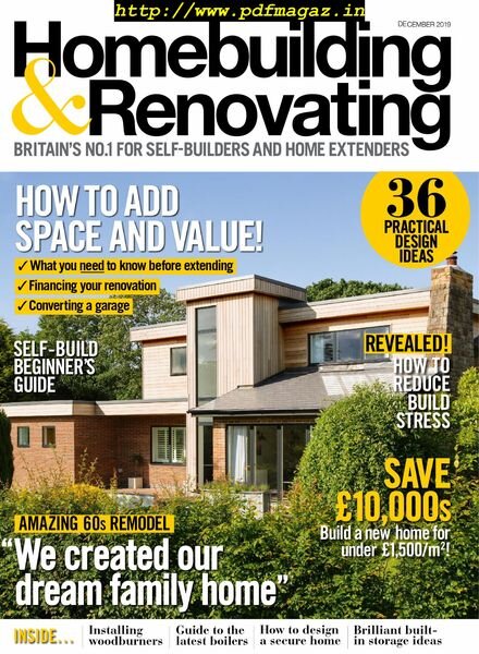 Homebuilding & Renovating – December 2019 Cover