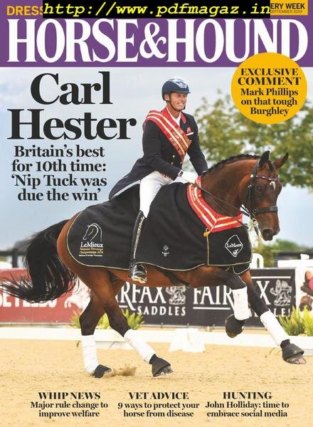 Horse & Hound – 19 September 2019 Cover