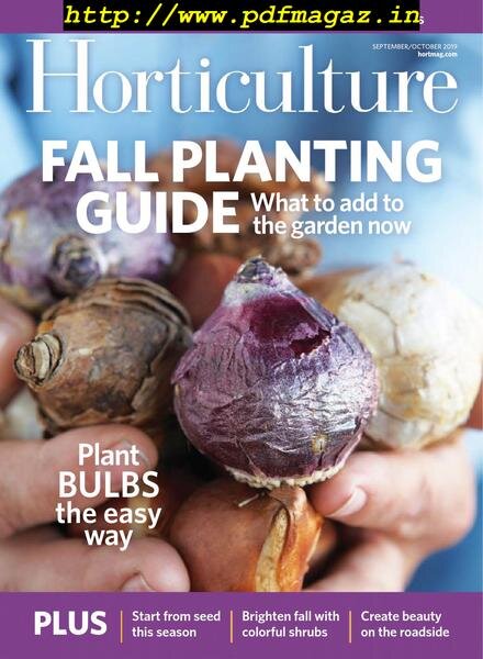 Horticulture – September 2019 Cover