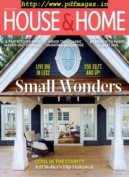 House & Home – August 2019 Cover