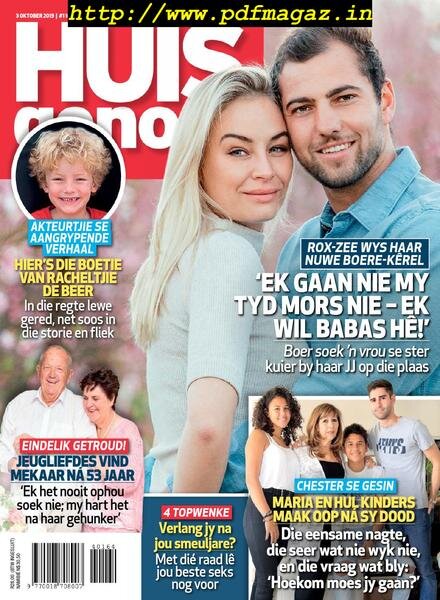 Huisgenoot – 03 Oktober 2019 Cover