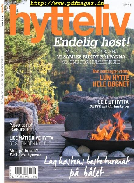 Hytteliv – 2019-09-01 Cover