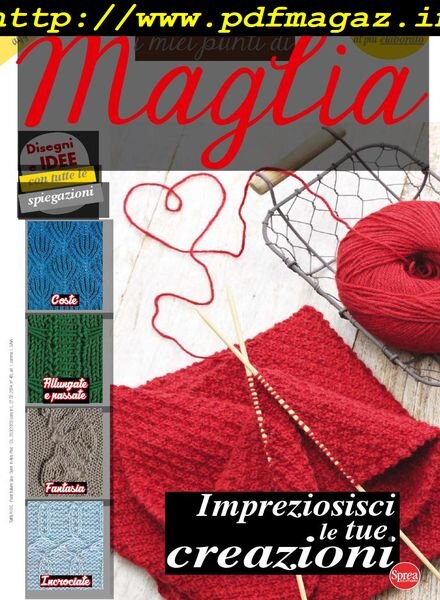 I miei punti di maglia – Marzo-Aprile 2018 Cover