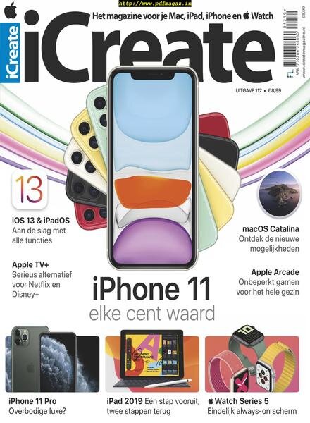 iCreate Netherlands – september 2019 Cover