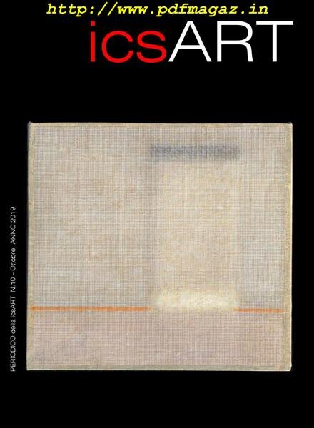IcsART – Ottobre 2019 Cover