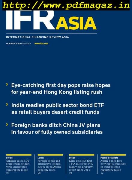 IFR Asia – October 19, 2019 Cover
