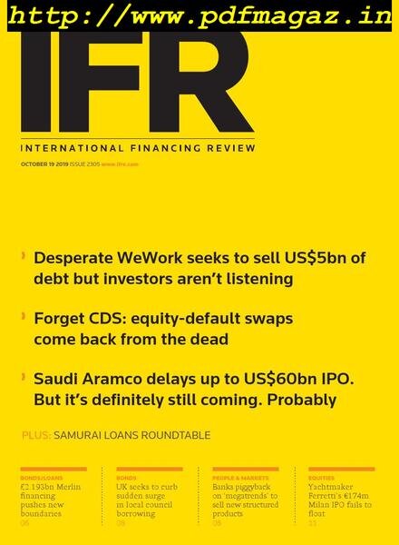 IFR Magazine – October 19, 2019 Cover