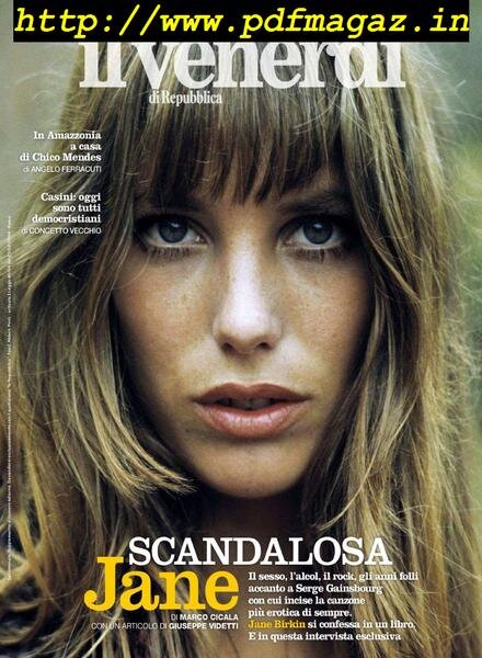 Il Venerdi di Repubblica – 18 Ottobre 2019 Cover
