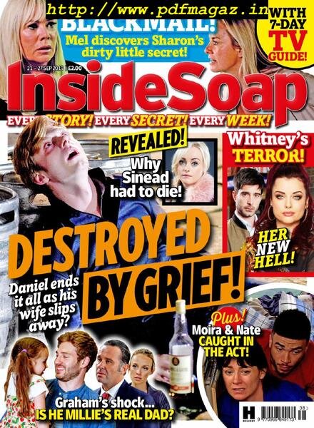Inside Soap UK – 21 September 2019 Cover