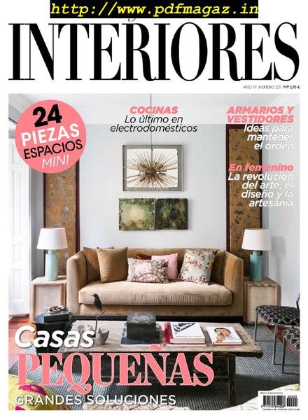 Interiores – agosto 2019 Cover
