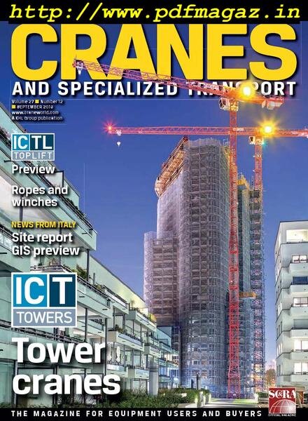 International Cranes & Specialized Transport – September 2019 Cover