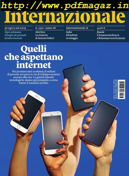 Internazionale – 30 Agosto 2019 Cover