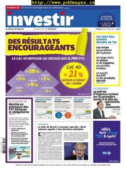 Investir – 26 Octobre 2019