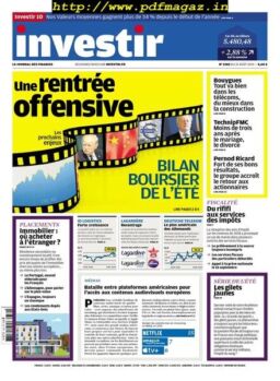 Investir – 31 Aout 2019