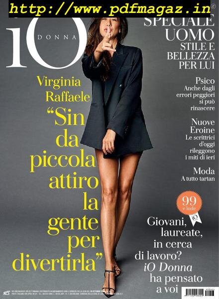 Io Donna del Corriere della Sera – 19 ottobre 2019 Cover