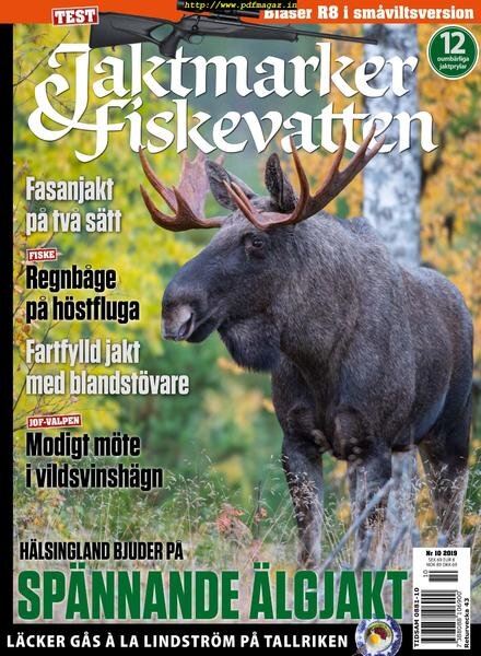 Jaktmarker & Fiskevatten – 26 september 2019 Cover