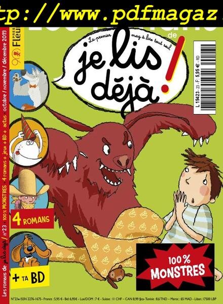 Je Lis Deja romans – septembre 2019 Cover