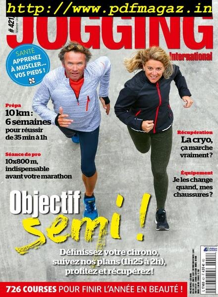 Jogging International – novembre 2019 Cover