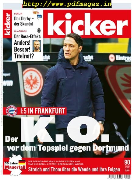 Kicker – 04 November 2019 Cover