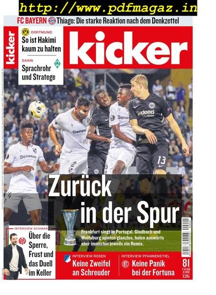 Kicker – 04 Oktober 2019 Cover
