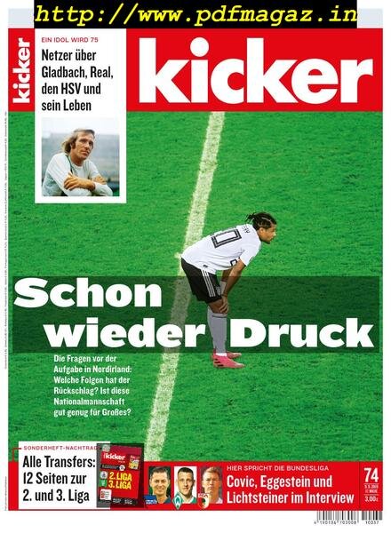 Kicker – 09 September 2019 Cover