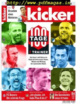 Kicker – 14 Oktober 2019