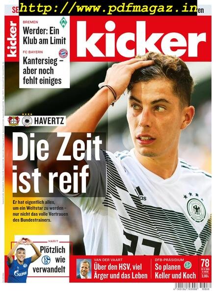 Kicker – 23 September 2019 Cover