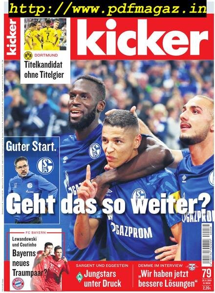 Kicker – 26 September 2019 Cover