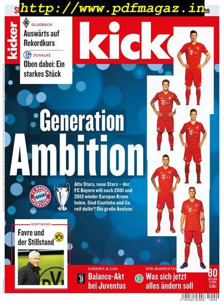 Kicker – 30 September 2019 Cover
