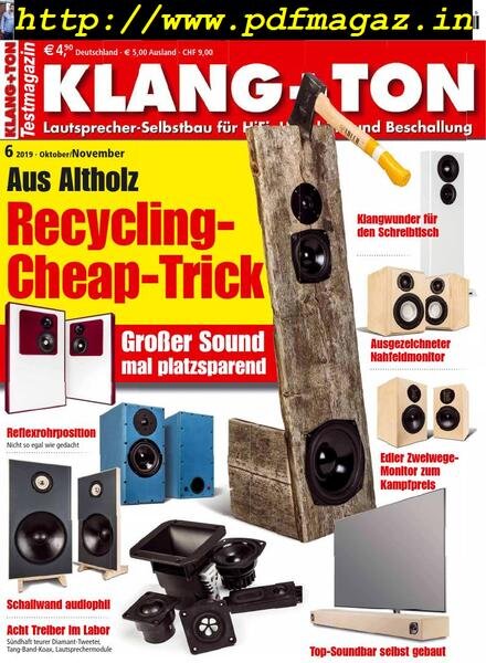 Klang & Ton – Oktober-November 2019 Cover