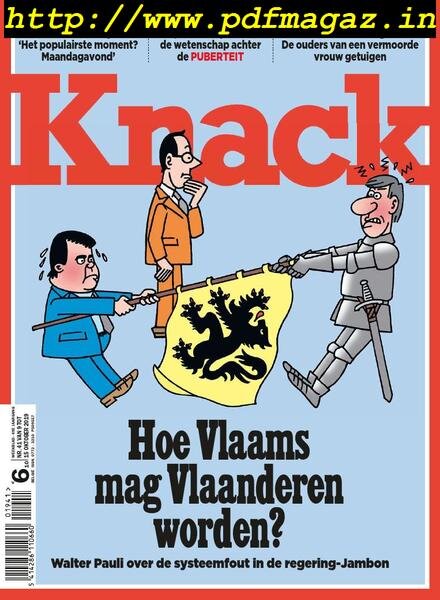 Knack Belgium – 9 Oktober 2019 Cover