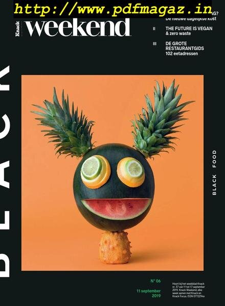 Knack Weekend – 11 September 2019 Cover