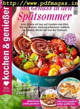 Kochen & Geniessen – September 2019