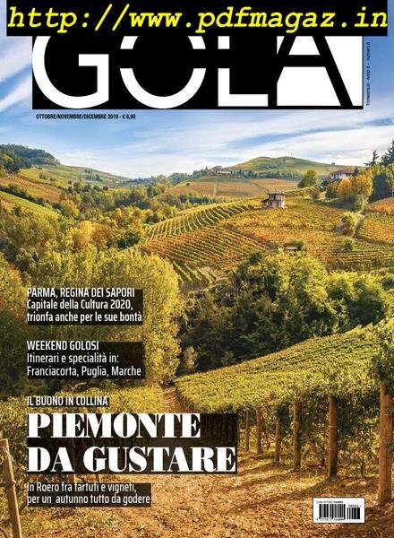 La Gola in viaggio – Ottobre 2019 Cover