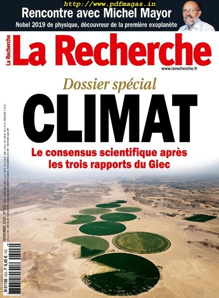La Recherche – Novembre 2019 Cover