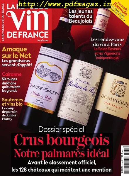 La Revue du Vin de France – novembre 2019 Cover