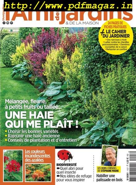 L’Ami des Jardins – octobre 2019 Cover