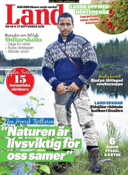 Land – 27 september 2019 Cover