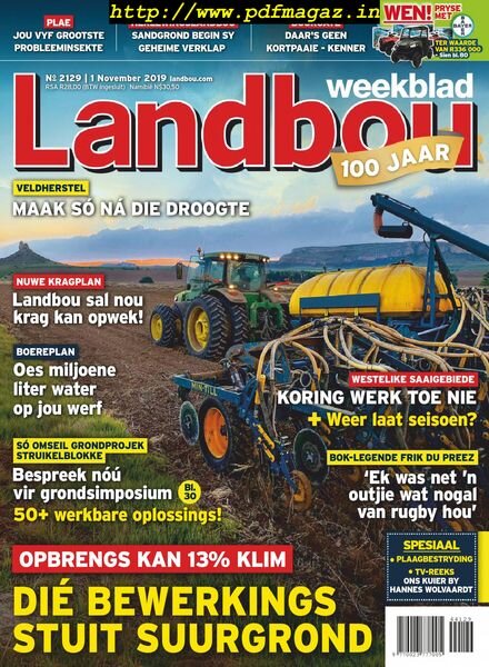 Landbouweekblad – 01 November 2019 Cover