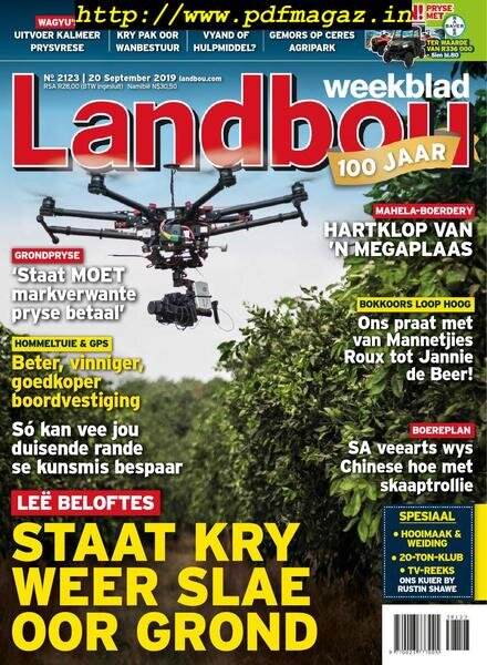 Landbouweekblad – 20 September 2019 Cover
