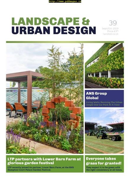 Landscape & Urban Design – September 2019 Cover