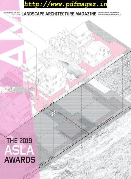 Landscape Architecture Magazine USA – October 2019 Cover