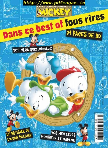 Le Journal de Mickey – Hors-Serie Best Of – octobre 2019 Cover